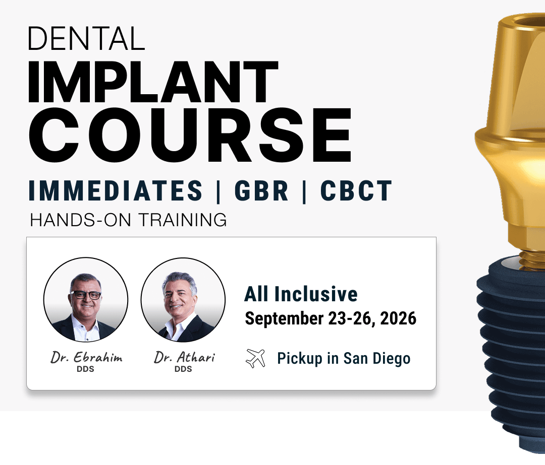 2026 live patient dental implant course schedule